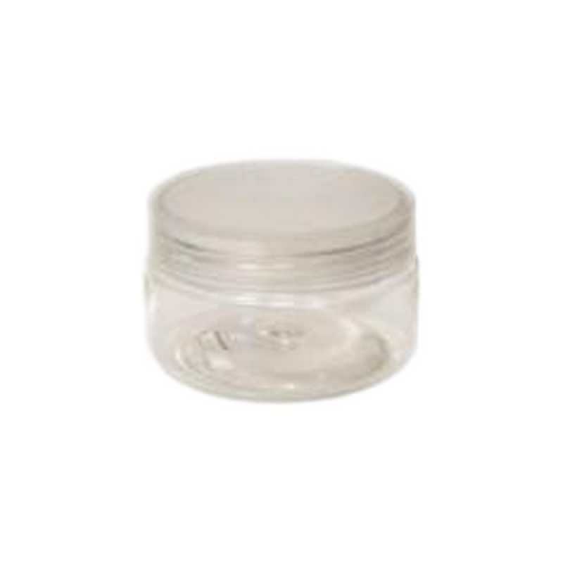 Cre8tion Clear Plastic Jar, 1oz, 26056